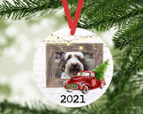 Personalized Christmas Ornament | Personalized Dog Ornament | Pet Ornament | Custom Ornament | Christmas Ornament | Dog Picture Ornament |