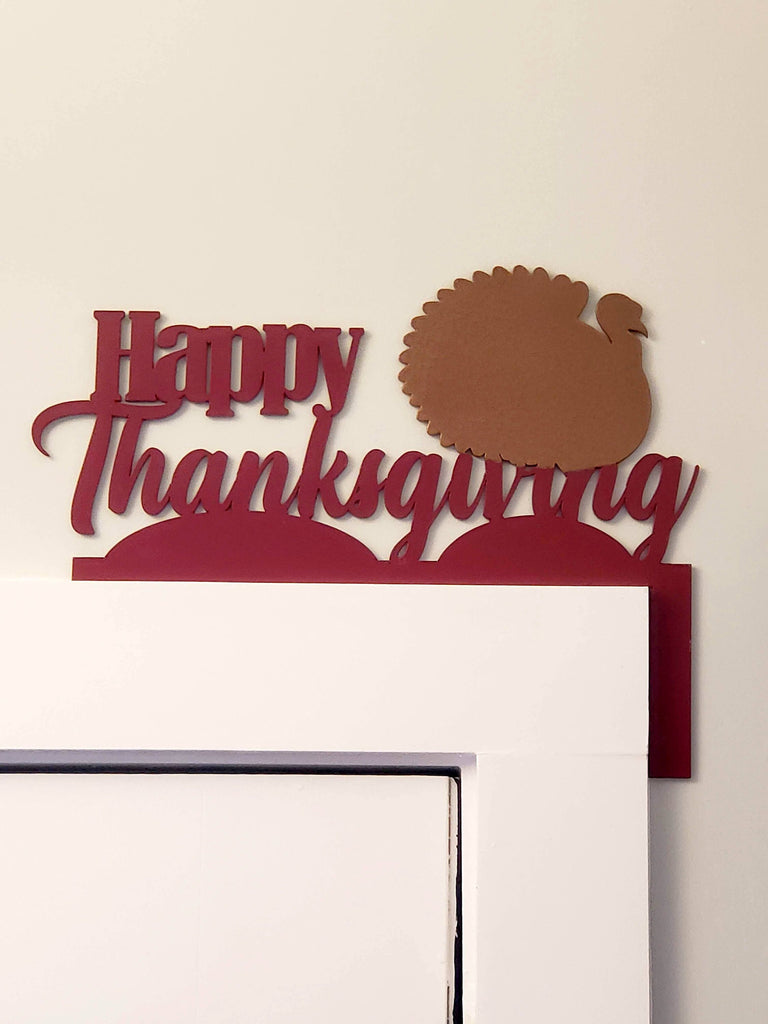 Thanksgiving Sign | Custom Door Trim | Thanksgiving Decor | Door Trim Sitter | Holiday Door Decoration | Custom Door Sitter | Holiday Gift