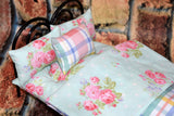 Doll Bedding Set - 12 in or Fashion Dollhouse - Mattress Blanket  Pillows