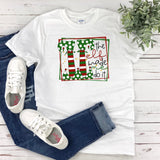 Christmas Elf Shirt  Festive Holiday Top for Women  Plus Size Elf Tee  Fun Holiday Wear for Ladies  Elf Made Me Do It Design