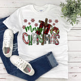 Womens Plus Size Christmas Cross Shirt  Festive Holiday Top for Ladies  Merry Christ Shirt